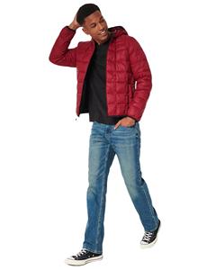 Veste matelassée à capuche sur mesure de haute qualité pour homme, super douce avec col montant, poches latérales, vente en gros de vestes à bulles - Product Image 5