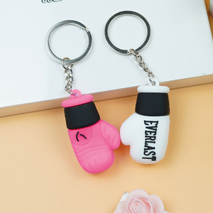 พวงกุญแจถุงมือมวยขนาดมินิทำจากยาง3D พิมพ์ลายยูวีออฟเซตจี้รถทำจากพีวีซีสร้างสรรค์โลโก้ได้ตามต้องการ - Product Image 3