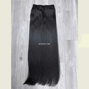 Haute Qualité CLIP IN Extensions De Cheveux Vietnamiens Vierge Cuticule Humaine Alignée Double Dessiné Doux Soyeux Texture Usine Directe - Product Image 2