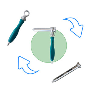 Chỉnh hình intramedullary Nail Threaded hướng dẫn thiết bị kirschner dây hướng dẫn tổ ong hướng dẫn cho chó chỉnh hình cụ - Product Image 5