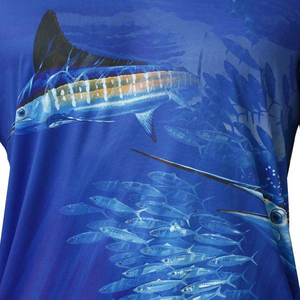 Material de ropa de pesca personalizada Upf 50 + Camisas con capucha de caza de manga larga de ajuste suelto informales ligeras para hombres - Product Image 3