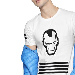 T-shirt à col rond en maille de haute qualité, vêtements décontractés pour hommes, streetwear, écologique, séchage rapide, impression personnalisée, prix de gros - Product Image 1