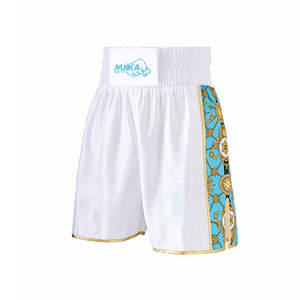 Pantalones Cortos de Boxeo Personalizables de Nailon/Poliéster Transpirables, Ligeros y de Secado Rápido de Alta Calidad para Hombres Adultos, para Entrenamiento - Product Image 1