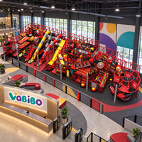 Aire de jeux intérieure sur le thème de la princesse Vabibo, trampoline, bowling, jeux d'arcade, salle de jeux VR laser, piscine à balles, personnalisable pour enfants