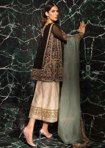 Robe de fête avec broderie épaisse indienne et malaisienne avec brocart, tenue de mariage = NEW--BEAUTIFUL, 2023 - Product Image 3