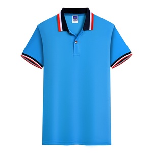 เสื้อโปโลสำหรับผู้ชายเสื้อกอล์ฟผ้าโพลีเอสเตอร์100% เรียบพิมพ์ลายปักโลโก้ OEM ODM - Product Image 3