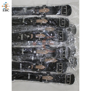 Lujoso equipo de campo de la Commonwealth británica Sam Browne cinturón de cuero cosido a mano Aleación de cuero genuino para hebilla estilo Formal - Product Image 4