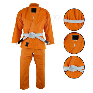 Kimono de compétition BJJ en coton 100% léger, 300g, construction renforcée, coupe confortable, finition professionnelle - Product Image 5