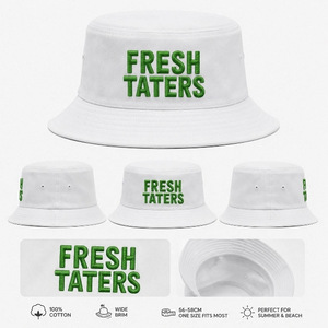 Nouveau design – Chapeaux bob unisexes personnalisés tie-dye avec option logo – Décontractés, respirants, en coton, pour l'extérieur - Product Image 1