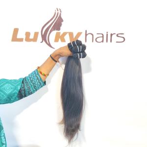 100% Naturel Aligné Cuticule Vierge Remy Cheveux Bundles Non Transformés Droite Indien Extensions Humaines Vague Profonde Traitement Chimique - Product Image 2