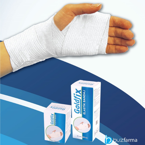 Bandage de compression élastique orthopédique 10 cm x 3,5 m, gaze élastique médicale pour soins post-chirurgicaux et blessures - Product Image 4