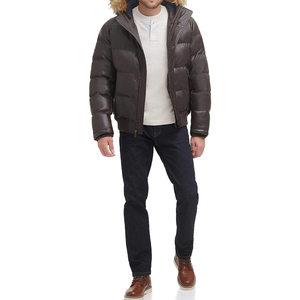 Chaqueta de Invierno para Hombre 2026, 100% Fibra Sintética, Forro de Lana Impermeable, Manga con Diseño de Pétalos, Artículo Popular - Product Image 6