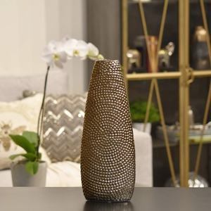 Galvanized <b>Black</b> Color Metal <b>Vase</b> Timeless Metal Decor Customizable Flower <b>Vase</b> Personalized Elegant <b>Vase</b> for Home & Office - Product Image 3