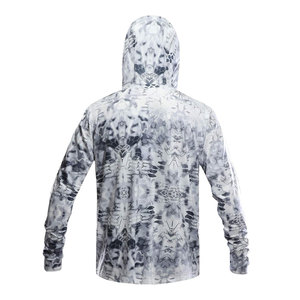 Sweat à capuche de pêche pour hommes confortable et respirant à bas prix Impression par sublimation personnalisée Sweat à capuche de pêche à séchage rapide pour hommes - Product Image 2