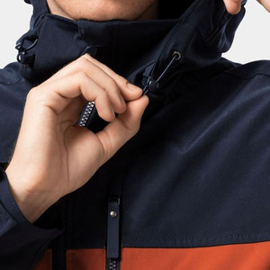 Veste Softshell légère à fermeture éclair la plus vendue pour hommes Logo personnalisé Équipement d'extérieur coupe-vent - Product Image 5