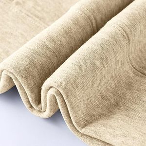 Sweat-shirts pour hommes en tissu polaire de coton pour l'hiver, épaules tombantes, haute qualité, imperméable, couleur unie, broderie personnalisée - Product Image 2