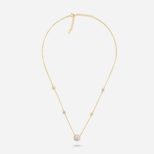 92.5 Silver Necklace with Diamond 191457 - Product Image 3