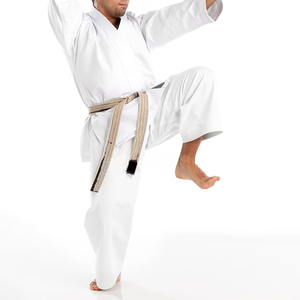 ชุดคาราเต้สั่งทำจากโรงงาน คุณภาพสูง ผ้า 180 กรัม ระบายอากาศได้ดี สีขาว ชุดยูนิฟอร์มคาราเต้สำหรับผู้ใหญ่ 男女  ผ้าโพลีเอสเตอร์/คอตตอน - Product Image 4