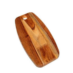 Tabla de cortar de madera con mango, bloque de tabla de cortar, tabla de cortar de madera de forma personalizada para verduras, frutas, carne, pan, queso - Product Image 6
