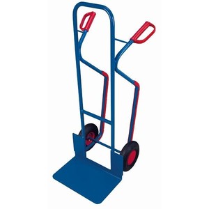 Chariot à main industriel en acier Variofit 250 kg avec quatre roues, support OEM personnalisable, grande capacité de charge avec pelle - Product Image 1