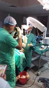 MEDCOUNTY Continuous Zoom Ophthalmic <b>Microscope</b> - Product Image 3