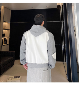 Sudadera con Capucha para Hombre, Estampada en Serigrafía, Colores Personalizados Minimalistas, Corte Regular, Sudadera de Invierno de Algodón Orgánico - Product Image 6