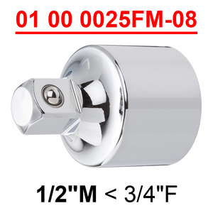 6 pièces adaptateur de prise augmentation/réduction ensemble d'adaptateur, 1/4 ", 3/8", 1/2 ", 3/4" ensemble d'adaptateurs de prise d'entraînement avec boîte de rangement - Product Image 5