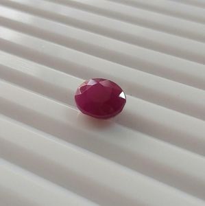 Ấn độ của nhà sản xuất chất lượng cao tự nhiên của <span class=keywords><strong>RUBY</strong></span> lỏng đá quý hình bầu dục cắt màu đỏ đối với trang sức làm - Product Image 2