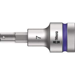 WERA 8740 C HF Inserto para Llave de Tubo de 1/2 Pulgada con Ancho de Llave de 7 mm y Longitud de 60 mm Categoría del Producto Llaves Hexagonales - Product Image 1