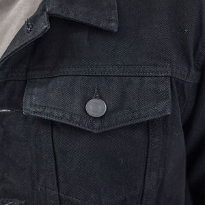 Vestes en jean pour hommes avec plusieurs poches, design personnalisé, logo brodé personnalisé / Prix raisonnable, vestes en jean pour hommes - Product Image 4