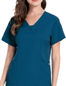 New Design Medical <b>Scrubs</b> Uniform <b>Sets</b> Unisex Doctors Nurses Hospital <b>Scrub</b> Suit Wholesale Custom Logo Workwear - Product Image 4