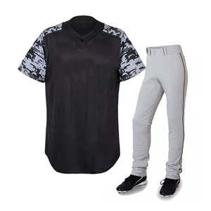 Nuevo uniforme de béisbol de precio razonable para Unisex Pakistán hecho de la mejor calidad al por mayor conjunto de uniforme de béisbol de poliéster - Product Image 4