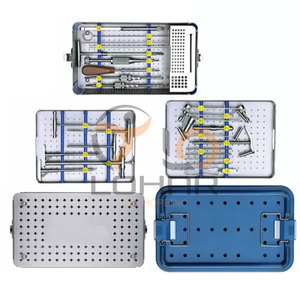 Kit de instrumentos de placas DHS y DCS para cirugía ósea Juego de implantes de placa ortopédica quirúrgica DHS y DCS - Product Image 2