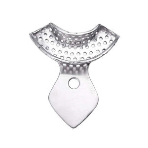 Bandejas de impresión dental de acero inoxidable, Instrumentos dentales personalizados, bandejas de impresión de ortodoncia perforadas - Product Image 1