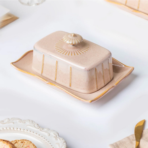 เครื่องเงินทำด้วยมือจานเนยฝรั่งเศสดีไซน์ที่ได้แรงบันดาลใจจากการขายชั้นนำร้านอาหารกิจกรรมงานแต่งงานที่เก็บของบนโต๊ะแบบเรียบง่าย - Product Image 3