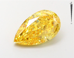 โรงงาน LG455อนิวาเครื่องเพชร cvd/hpht ปลูกเพชรสีเหลืองสดใสผ่านการรับรอง2.31CT การรับรองจากโรงงาน - Product Image 1