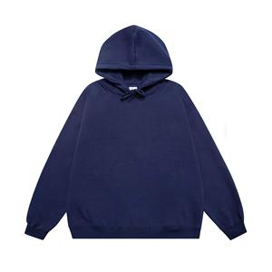 Custom Design No Pocket Hoodie Puff Print Embroidery Hoodie logo Custom Oversized Streetwear <b>Hoodies</b> for Men - Product Image 2