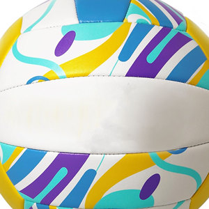Ballon de beach-volley de qualité professionnelle – Taille 5, PVC et PU, cousu à la machine, pour compétition et jeu occasionnel, fabriqué au Pakistan - Product Image 3