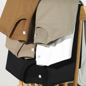 Suéter Personalizado 230 GSM con Logotipo Impreso en Alta Definición, Ecológico, Transpirable, Holgado, de Punto Liso Teñido, Mezcla de Algodón y Poliéster 60/40 para Hombre - Product Image 6