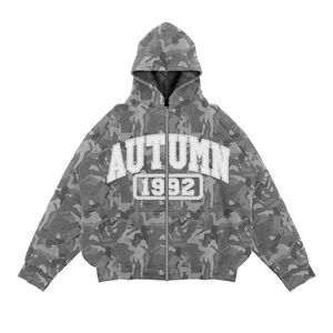 Top Quality Printed Sweatsuits Two Pieces Fleece Tracksuit Set <b>Oversized</b> Distressed Vintage Flared <b>Sweatpants</b> Suits - Product Image 3