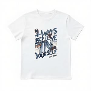 T-Shirt Casual Unisex Personalizzata 210GSM 100% Cotone - Stampa Logo Frontale - Product Image 2