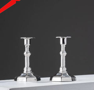 Portavelas decorativo de mesa de diseño de metal con acabado dorado para restaurante y bar de hotel - Product Image 4