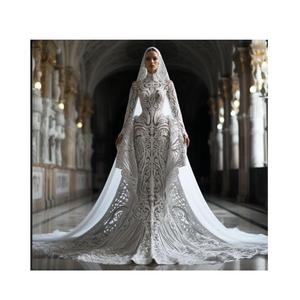 Vestido largo con cuentas de lujo para mujer para recepciones de eventos de corbata negra y ocasiones sofisticadas de la India - Product Image 1