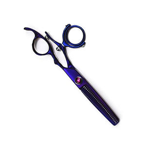 <b>Thinning</b> <b>Scissor</b> Blue Color 6" Barber Shears Stainless Steel <b>Hair</b> <b>Scissors</b> Beauty Salon <b>Thinning</b> <b>Scissor</b> - Product Image 3