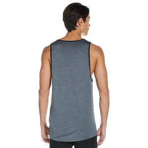 Wholesale Plus Size <b>Men's</b> Gym Tank Tops Custom Logo <b>Ribbed</b> Singlets USA Breathable Stretchable Knitted Weaving Sports Tanktops - Product Image 3