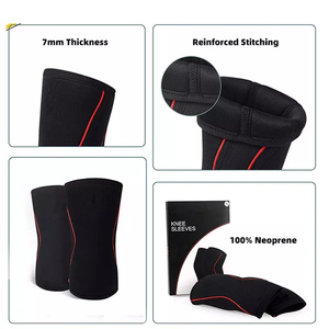 2024 Customized Neoprene <b>Gym</b> Exercise <b>Knee</b> Support Best Quality Power Lifting Protector <b>Knee</b> <b>Sleeves</b> - Product Image 4
