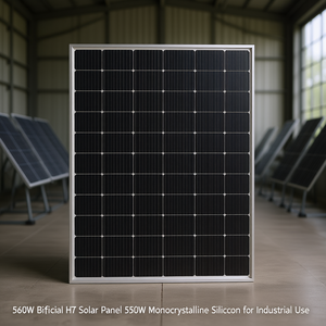 Panel Solar Bifacial HJT de 560W, Silicio Monocristalino de 550W para Uso Industrial - Product Image 3