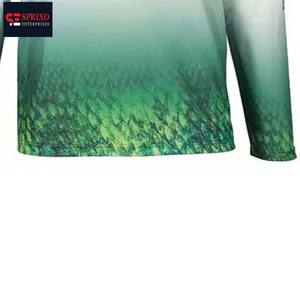 Camiseta de Pesca Unisex de Manga Larga con Media Cremallera, Estampado por Sublimación de Alta Calidad, Talla Grande, Secado Rápido, Protección Solar - Product Image 3