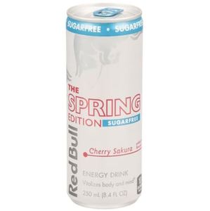 Red Bull Édition Printemps 2026 Sans Sucre Cerise-Sakura, Pack de 24 Canettes de 250ml avec Acide Citrique et Citrates de Sodium - Product Image 6