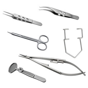 Ensemble d'instruments ophtalmiques, kit d'instruments de microchirurgie oculaire, acier inoxydable de qualité médicale, fabrication OEM - Product Image 6